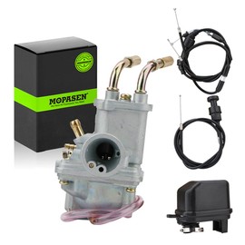 Carburetor Air Filter & Throttle Choke Cable Replacement fit for Yamaha Y-Zinger PW50 1981-2021 QT50 1980-1981, YF60S 1986, YT60 1984-1985 5PG-14101-00-00 5PG-14101-10-00