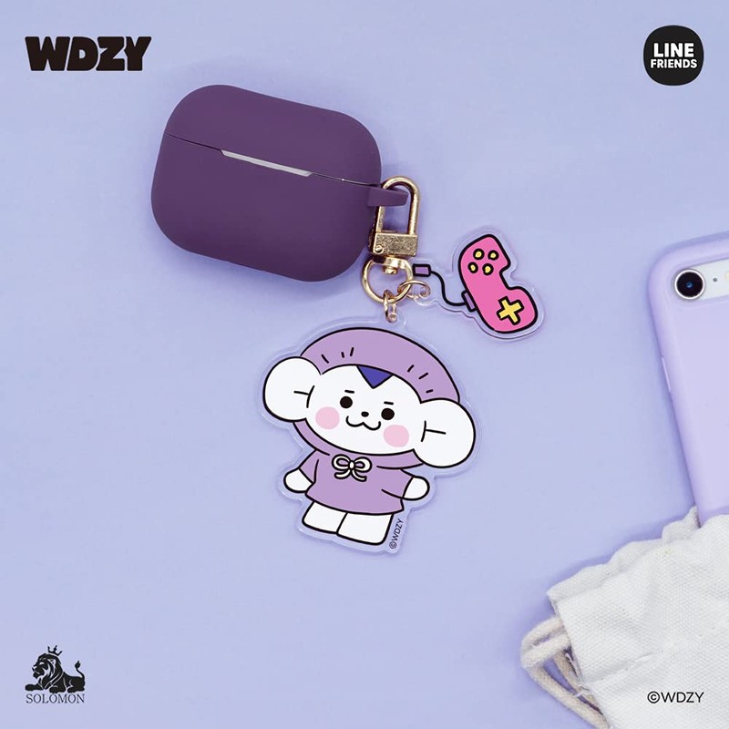Solomon Shoji WDZY Acrylic Key Ring ACRYLIC KEYRING TUK WDZY-WAK-TK