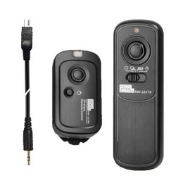 Pixel RW-221/DC2 Wireless Remote Release Remote Controller Remote Switch for Nikon Z7, Z7II, Z6, Z6II, Z5, D750, D780, D7500, D7200, D7100, D5600, D5500, D5300, D5200, D51 00, D5 000, D3300, D3200, D3100, D600, P7700, P7800