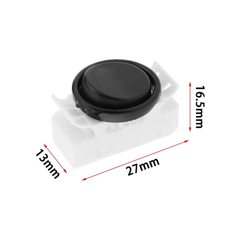 VGOL Pack of 4 Rocker Switch 43.409 Round Rocker Switch