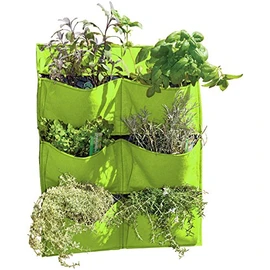 Vegtrug FWP11LG Wall Felt Planter - Lime Green