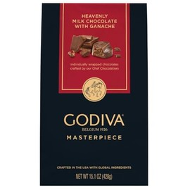 GODIVA Heavenly Milk Chocolate with Ganache - Masterpiece - 15.1 oz
