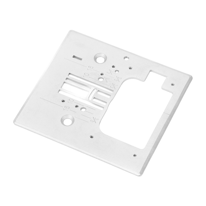Sewing Machine Needle Plate 7.6x8.4cm Steel Needle Throat Plate for