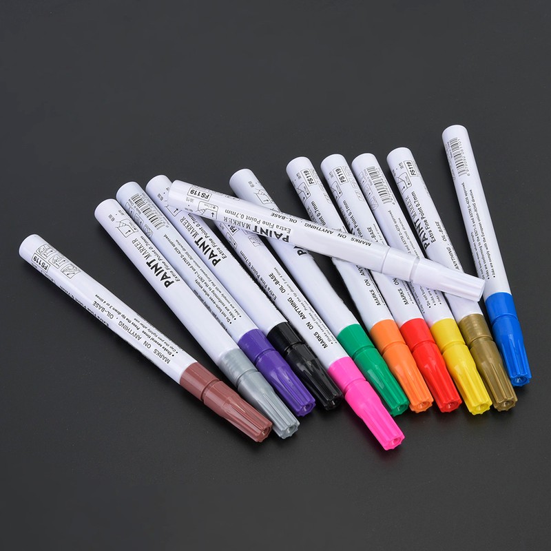 Popular Needle Tube Small Paint Pen White Graffiti Marker Complementary