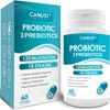 CANLIST Probiotics 120 Billion CFUs 18 Strains, 3 Prebiotics &
