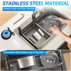 Stainless Steel Pet Water Fountain Multiple Filtration