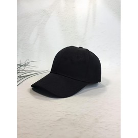 Unisex Casual Trendy Plain Color Baseball Cap, Street Style Sportive Minimalist Baseball Cap, Fashionable Hat for Men & Women for All Season - Color: White, Size: one-size