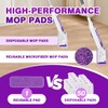 HOMEXCEL Reusable Microfiber Mop Pads for Swiffer PowerMop, Power Mop
