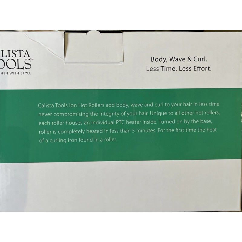 Calista Tools Ion Hot Rollers Long Length Style Set with