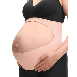 Momcozy- Faja para el vientre durante el embarazo, faja para el vientre de maternidad CozySupport Ergonest, cinturón de embarazo invisible para la espalda,