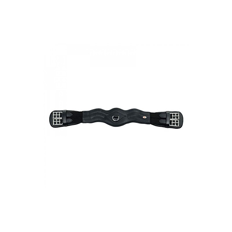 HORZE Dressage Girth - Smooth - Black - 22 in