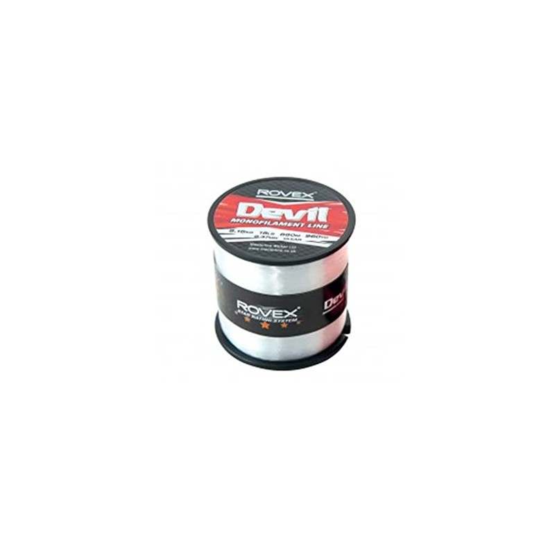 Rovex DEVIL LINE 1/4LB SPOOL CLEAR