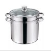 Mainstays Stainless Steel 8 Quart Multi-Cooker with Lid