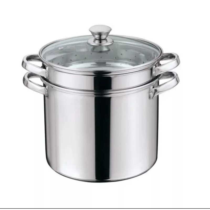 Mainstays Stainless Steel 8 Quart Multi-Cooker with Lid