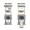 ROYPET Fashion Design 43.3" Cat Trees with Cat Houses,Grey