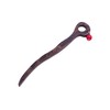 Unique Handmade Wenge Wood Hair Stick with Coral Bead