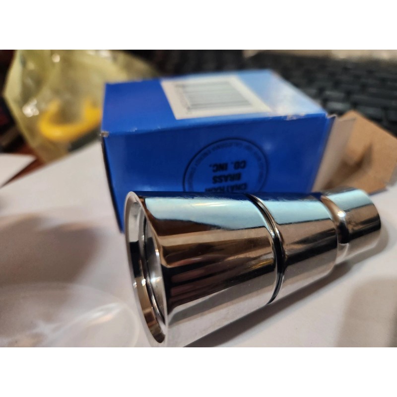 Chatham #26-3S Shower Head Solid Brass Adjustable Spray w/ Flow