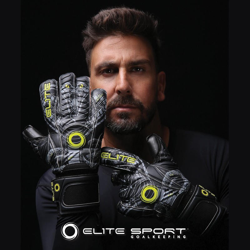 Elite Sport s Unisex Youth Warrior Goalkeeper Gloves Mixed Size