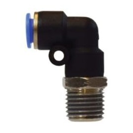 20049C Swivel Elbow, 5/32 in Tube OD x 10 mm Male NPTF, Composite (2 Pack)