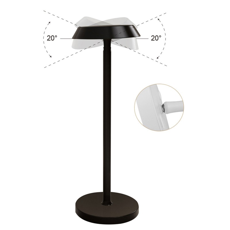 Table Lamp Modern Minimalist Style Eye Protection LED USB Rechargeable