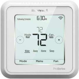 Honeywell Home TH6320ZW2003 T6 Pro Z-Wave Only Progammable, Low Voltage, with up to 3 Heat/2 Cool Heat Pump or 2 Heat/2 Cool Conventional with Extended 5-Year Warranty, White, Non Wi-Fi Compatible