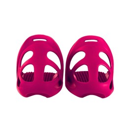 AK CagePro Lightweight Plastic Horse Stirrups – Durable Pair of Riding Stirrups with Safety Cage for Equestrian Training & Trail Riding AKRS-6045-01 (Pink, 4.75'')