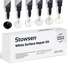 Tile Repair Kit by Stowsen - Also Works as Bathtub Repair Kit I Ideal to Fix Your Broken Chip or Crack on Marble, Corian, Porcelain and Granite Countertops