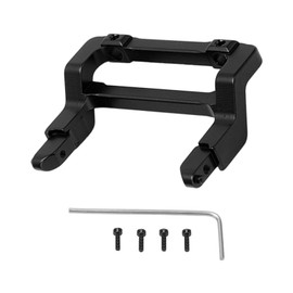Aluminium Front Bumper Mount RC Car for AXIAL SCX24 1/24 Scale RC Vehicle Upgrade ReplamentBlack