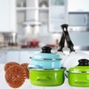 escleano Copper Sponges, Scourer, 100% Copper, Cleaning Sponge, Pot Scraper,