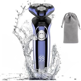 Electric Razor for Men - Electric Men Shaver Beard Trimmer - Waterproof USB Fast Charging - Hair Trimmer, Best Gift for Dad, Boyfriend