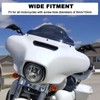 Universal Motorcycle Mirrors Black Diamond Blue Lens | Replacement for