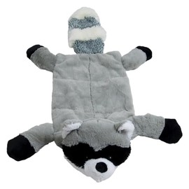 JACK AND VANILLA JACK AND VANILLA, Raccoon Plush Toy for Dogs, 70 cm, Realistic Design, Sound and Washable, Great for Interactive Games, Bright Colour, Flatties Model