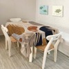 Walmsco Tablecloth Brown Leaves Decor For Dining Room Kitchen Rectangular