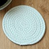 Stylish Braided Corded Pot Holder/Mini Placemat, Set of 2 (7.5"