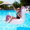 MewVeer Adult Swimming Ring, Inflatable Pool Swimming Ring for Outdoor