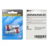 WYNNsky Industrial Type 3/8'' MNPT Zinc-Plated Plug with Sealant, 2
