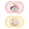MAM Original Night Dummy Set of 2, Rubber with Dummy