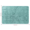 Vinsani Bath Mat Non Slip Bathroom Mat Thickened Fluffy Microfiber