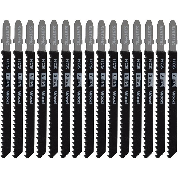 Ufixt Jigsaw Blade for General Wood 100mm 8tpi Pack of