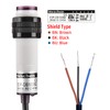 Heschen M18 Column Infrared Photoelectric Proximity Switch, Diffuse Reflection Type,