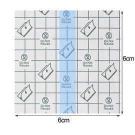 Cluoling 防水フィルム 50枚（6cm×6cm） 防水ドレッシング 透明絆創膏 キズ防水フィルム キズに保護フィルム 防水フィルム 腹膜透析防水フィルム 入浴/水泳/水仕事/お風呂用