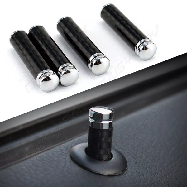 CHUSYYRAY 4X Aluminum Door Lock Stick Knob Pull Pins Cover