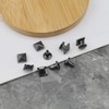 SING F LTD 200pcs Pyramid Rivets Spike Square Studs Rivets