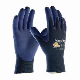 PIP 34-274 MaxiFlex Elite Lightweight Gloves, Nitrile Foam Grip, 3 Pair / SM-XL - XLarge