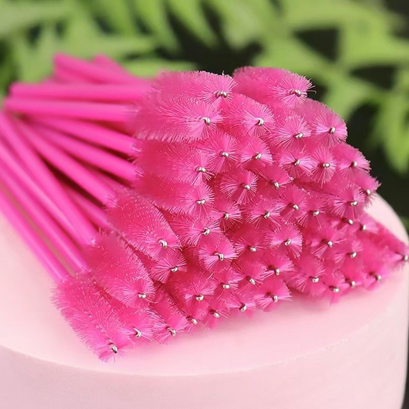 Disposable Eyelash Brushes Eyelash Brushes Set of 100 Eyebrow Brushes