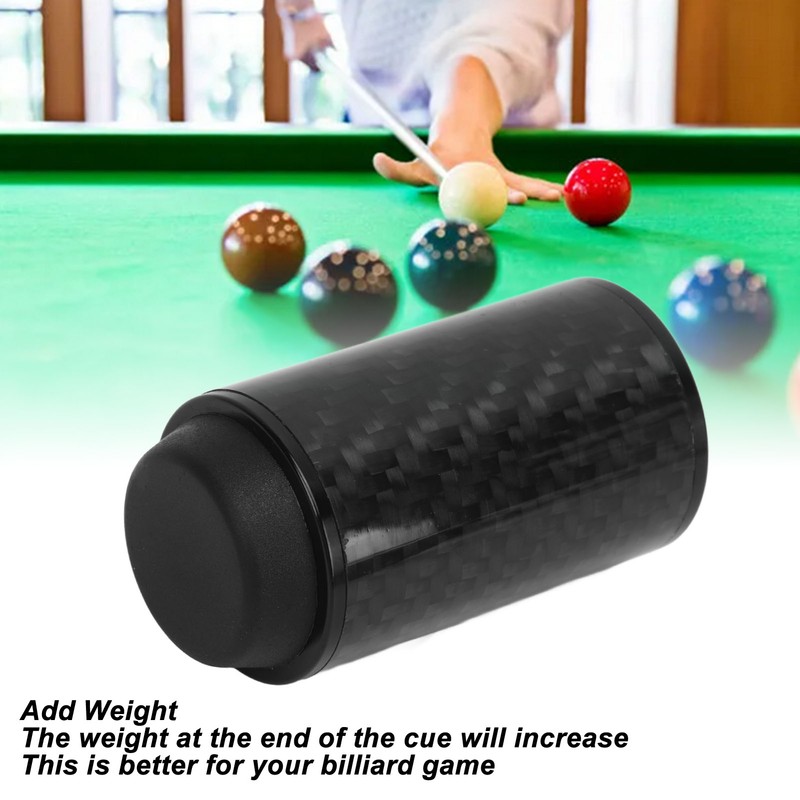 Pool Cue Extension Carbon Fiber Tube Professional Billiard Cue Extender