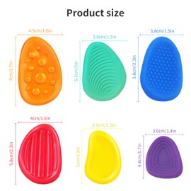 LUHOCIY Worry Stones for Children, Sensory Stone for Children, Sensory Stone for Adults, for All Ages for Autism, Stress Relief, Can Be Used as Children's Gifts