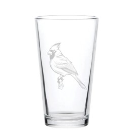 HipFlaskPlus 16oz Beer Mug - Cardinal