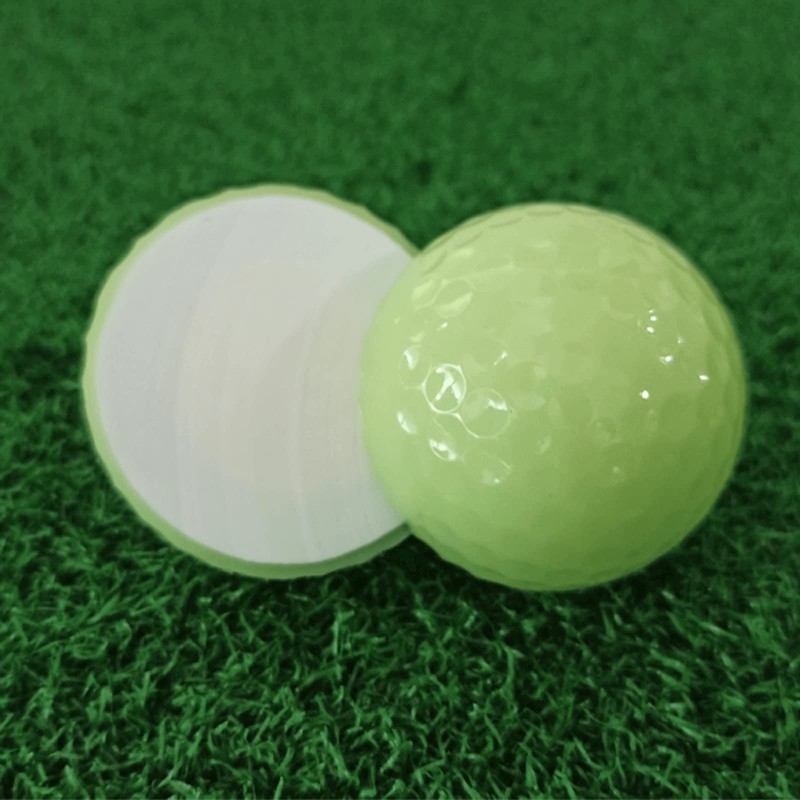 Aolowewin 6 pelotas de golf luminosas con linterna UV (12
