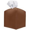 carrotez Tissue Box Cover, [Refined] Modern PU Leather Square Tissue